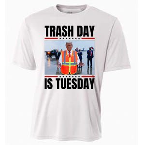 Trash Day Is Tuesday Cooling Performance Crew T-Shirt