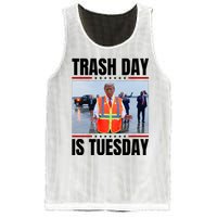 Trash Day Is Tuesday Mesh Reversible Basketball Jersey Tank