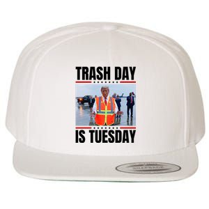 Trash Day Is Tuesday Wool Snapback Cap