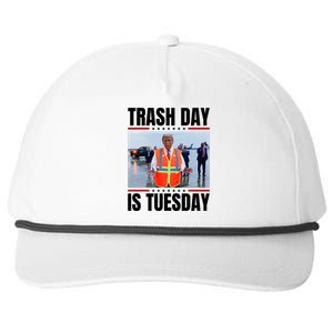 Trash Day Is Tuesday Snapback Five-Panel Rope Hat