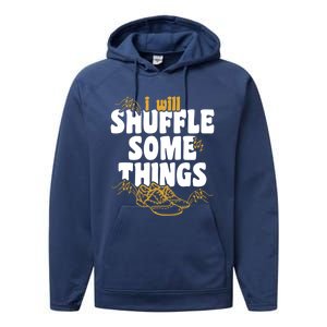 Tap Dancer I’ll Shuffle Some Things National Tap Dance Day Cute Gift Performance Fleece Hoodie