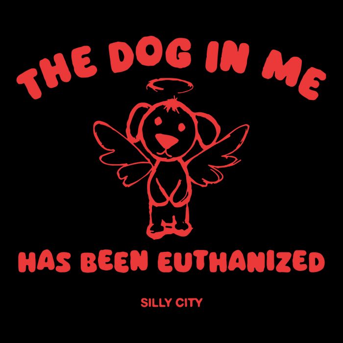 The Dog In Me Has Been Euthanized 16 in Basic Backpack