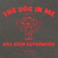 The Dog In Me Has Been Euthanized Cotton Canvas Backpack