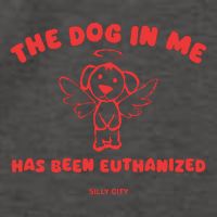 The Dog In Me Has Been Euthanized Vector Backpack