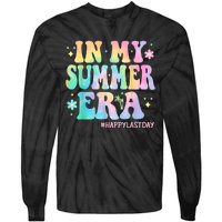 Tie Dye In My Summer Era Last Day Of School Teacher Summer Tie-Dye Long Sleeve Shirt