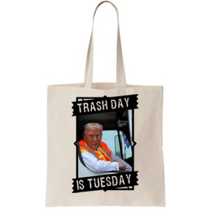 Trash Day Is Tuesday Trump Garbage Truck Love America Tote Bag