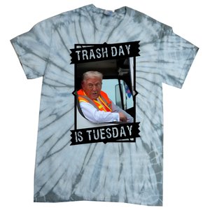 Trash Day Is Tuesday Trump Garbage Truck Love America Tie-Dye T-Shirt