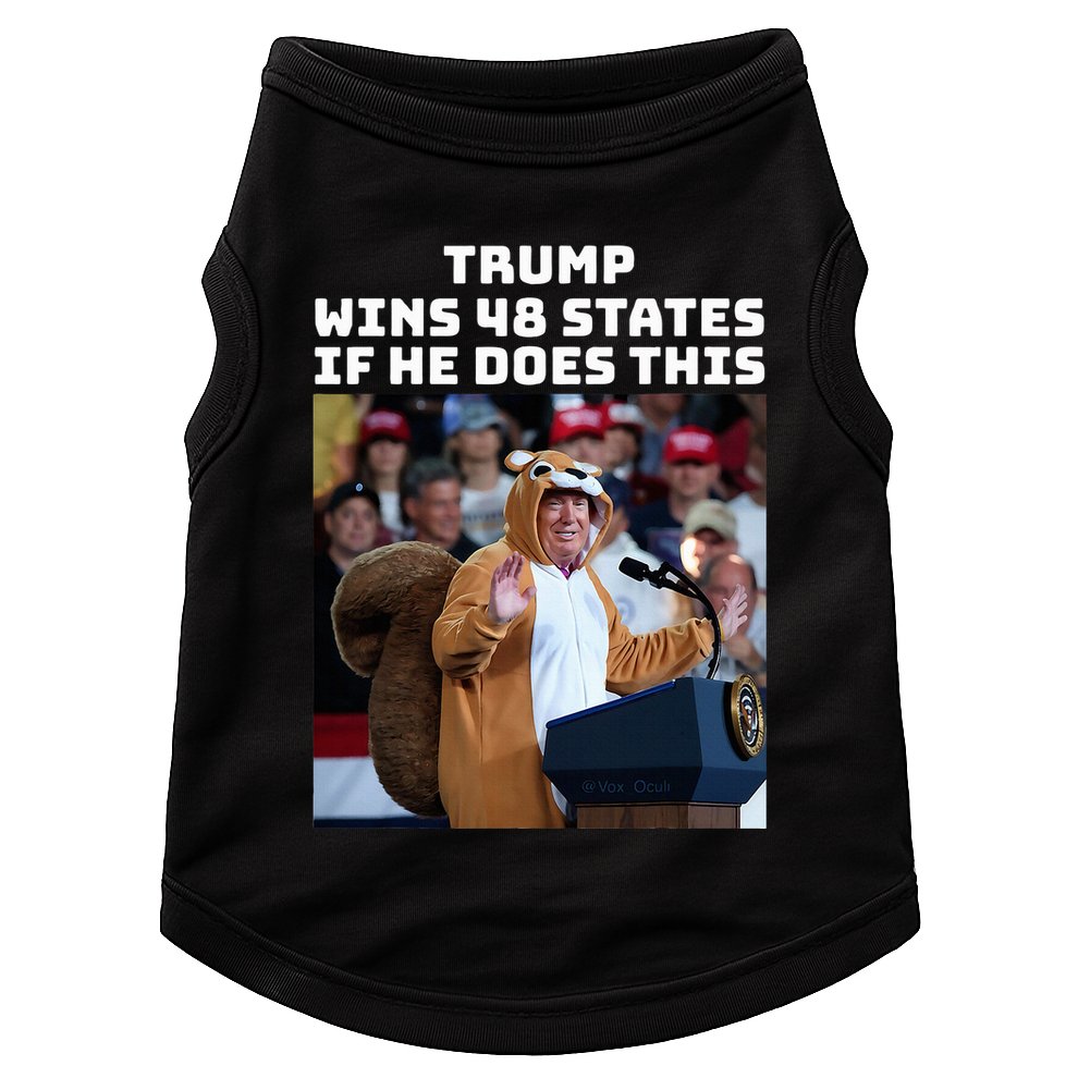 Trump Dress In Honor Of Peanut The Squirrel Doggie Tank