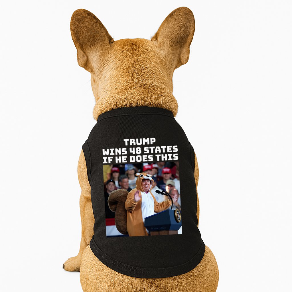 Trump Dress In Honor Of Peanut The Squirrel Doggie Tank