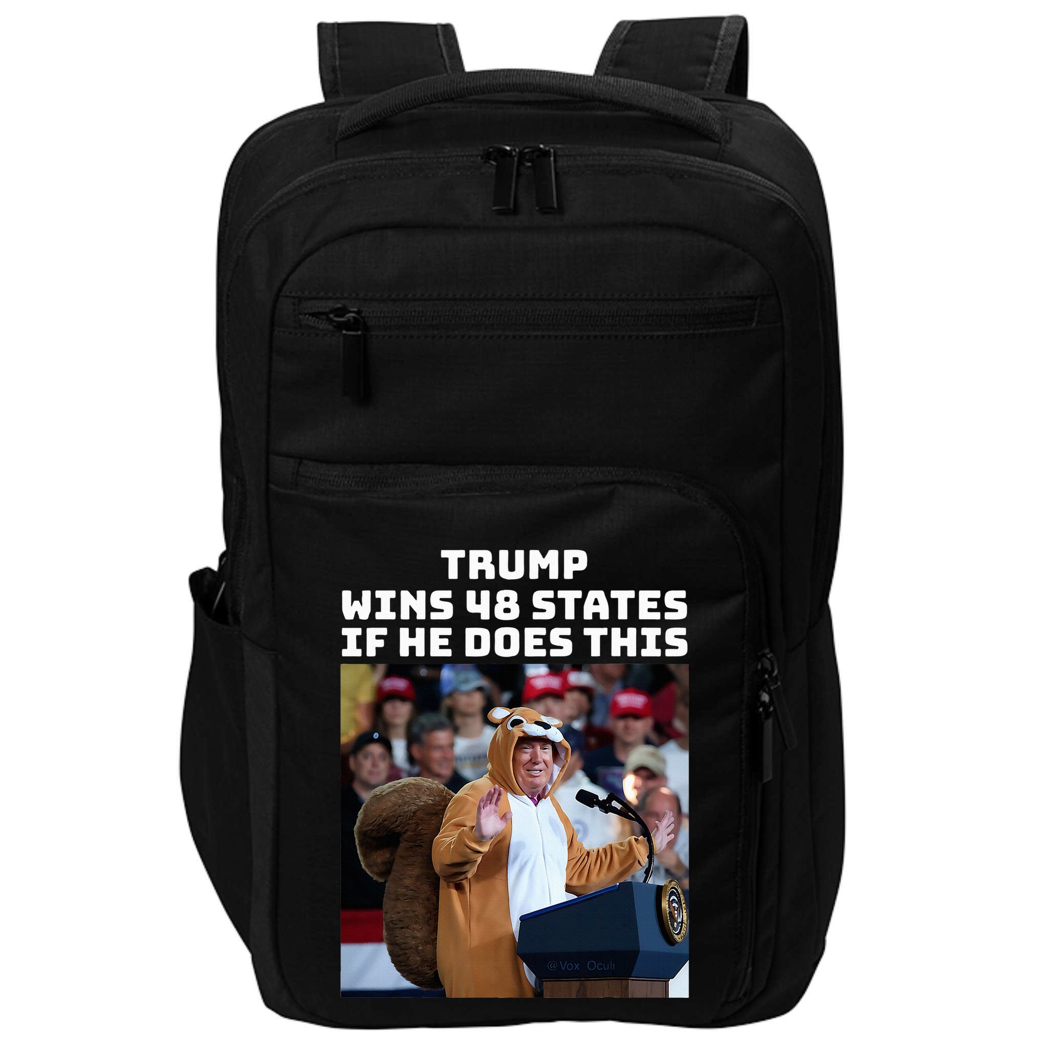Trump Dress In Honor Of Peanut The Squirrel Impact Tech Backpack