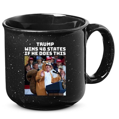 Trump Dress In Honor Of Peanut The Squirrel 15oz Campfire Ceramic Mug