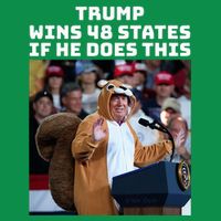 Trump Dress In Honor Of Peanut The Squirrel Long Sleeve Shirt