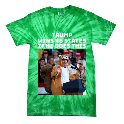 Trump Dress In Honor Of Peanut The Squirrel Tie-Dye T-Shirt