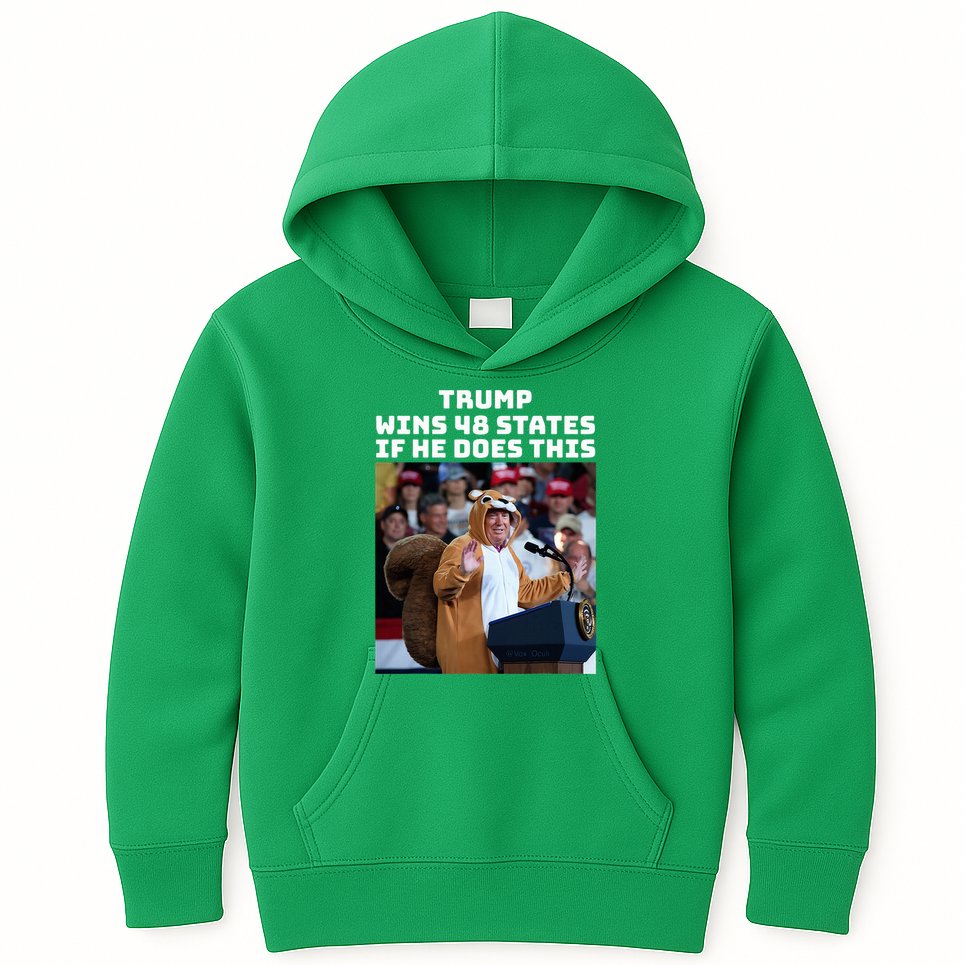 Trump Dress In Honor Of Peanut The Squirrel Kids Hoodie