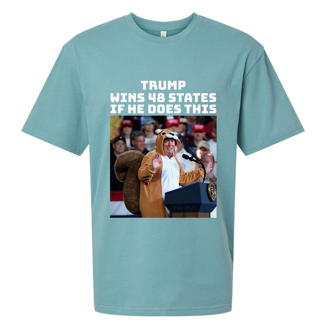 Trump Dress In Honor Of Peanut The Squirrel Sueded Cloud Jersey T-Shirt