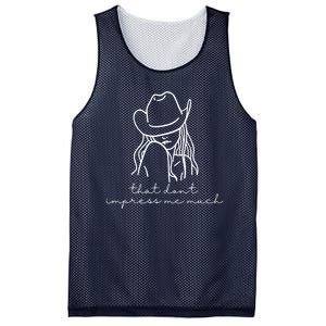 That Dont Impress Me Much Country Girl Mesh Reversible Basketball Jersey Tank