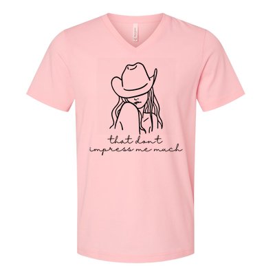 That Dont Impress Me Much Country Girl V-Neck T-Shirt