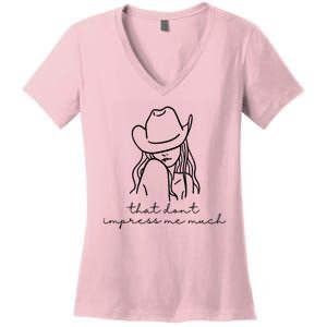 That Dont Impress Me Much Country Girl Women's V-Neck T-Shirt