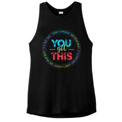 Testing Day Its Test Day You Got This Teacher Student Kids Ladies PosiCharge Tri-Blend Wicking Tank