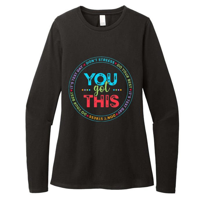 Testing Day Its Test Day You Got This Teacher Student Kids Womens CVC Long Sleeve Shirt