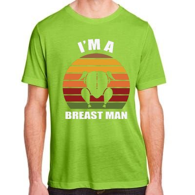 Thanksgiving Day I’m A Breast Man Turkey Adult ChromaSoft Performance T-Shirt