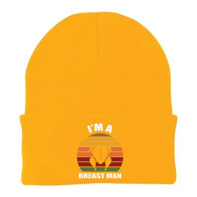 Thanksgiving Day I’m A Breast Man Turkey Knit Cap Winter Beanie