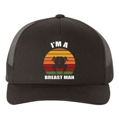 Thanksgiving Day I’m A Breast Man Turkey Yupoong Adult 5-Panel Trucker Hat