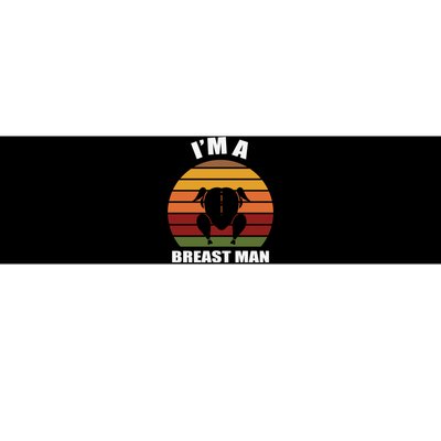 Thanksgiving Day I’m A Breast Man Turkey Bumper Sticker