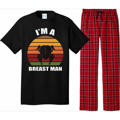 Thanksgiving Day I’m A Breast Man Turkey Pajama Set