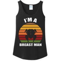 Thanksgiving Day I’m A Breast Man Turkey Ladies Essential Tank