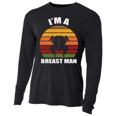 Thanksgiving Day I’m A Breast Man Turkey Cooling Performance Long Sleeve Crew