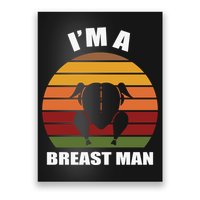 Thanksgiving Day I’m A Breast Man Turkey Poster