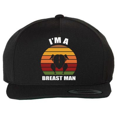 Thanksgiving Day I’m A Breast Man Turkey Wool Snapback Cap