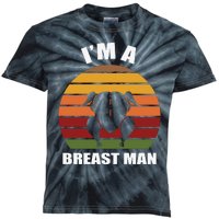 Thanksgiving Day I’m A Breast Man Turkey Kids Tie-Dye T-Shirt