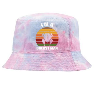 Thanksgiving Day I’m A Breast Man Turkey Tie-Dyed Bucket Hat