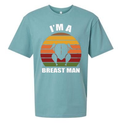 Thanksgiving Day I’m A Breast Man Turkey Sueded Cloud Jersey T-Shirt