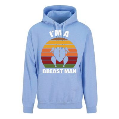 Thanksgiving Day I’m A Breast Man Turkey Unisex Surf Hoodie