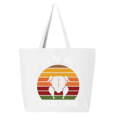 Thanksgiving Day I’m A Breast Man Turkey 25L Jumbo Tote