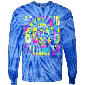 Tie Dye I Like Big Boats And I Cannot Lie Boating Lover Cute Gift Tie-Dye Long Sleeve Shirt