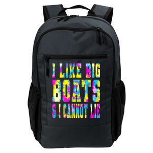 Tie Dye I Like Big Boats And I Cannot Lie Boating Lover Cute Gift Daily Commute Backpack