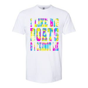 Tie Dye I Like Big Boats And I Cannot Lie Boating Lover Cute Gift Softstyle CVC T-Shirt