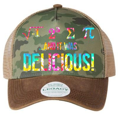 Tie Dye I Ate Some Pie And It Was Delicious Pi Day Math Love Great Gift Legacy Tie Dye Trucker Hat