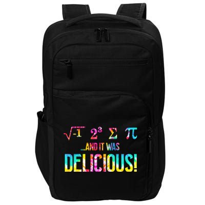 Tie Dye I Ate Some Pie And It Was Delicious Pi Day Math Love Great Gift Impact Tech Backpack