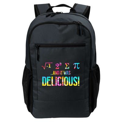 Tie Dye I Ate Some Pie And It Was Delicious Pi Day Math Love Great Gift Daily Commute Backpack