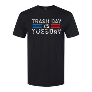 Trash Day Is Tuesday Trump Garbage Truck Love America Softstyle CVC T-Shirt