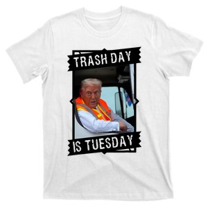 Trash Day Is Tuesday Trump Garbage Truck Love America T-Shirt