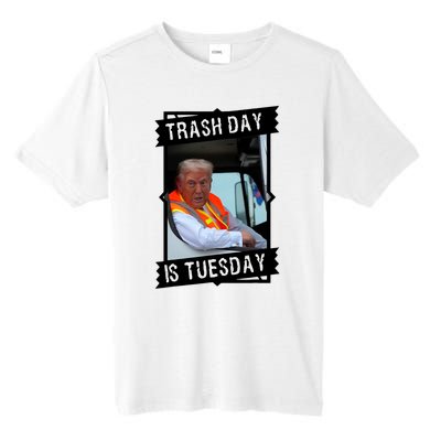 Trash Day Is Tuesday Trump Garbage Truck Love America Tall Fusion ChromaSoft Performance T-Shirt