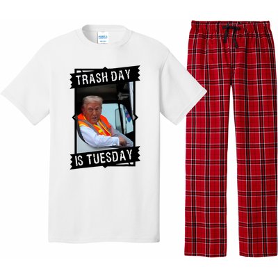 Trash Day Is Tuesday Trump Garbage Truck Love America Pajama Set