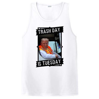 Trash Day Is Tuesday Trump Garbage Truck Love America PosiCharge Competitor Tank