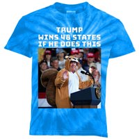 Trump Dress In Honor Of Peanut The Squirrel Kids Tie-Dye T-Shirt